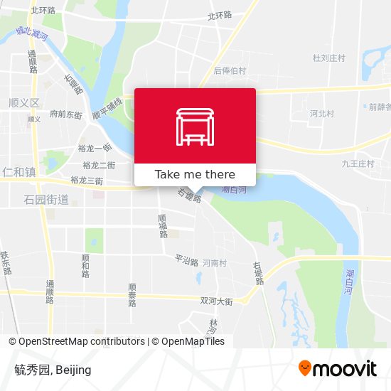 毓秀园 map