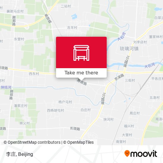 李庄 map