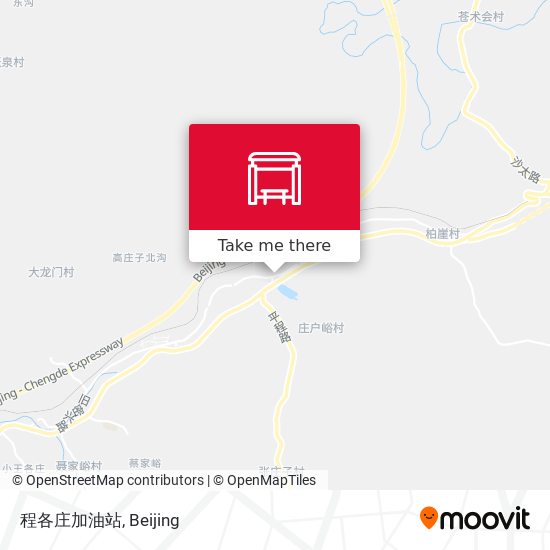 程各庄加油站 map