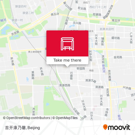 首开康乃馨 map