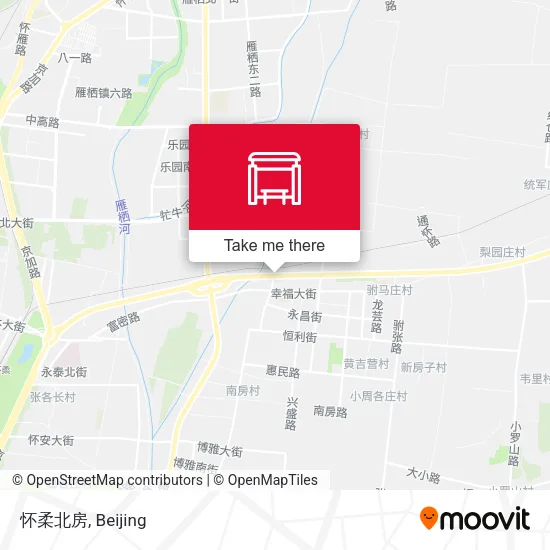怀柔北房 map