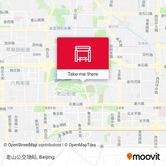 老山公交场站 map