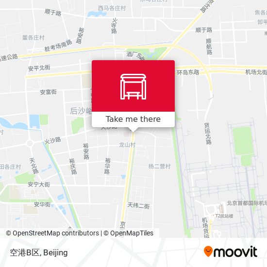 空港B区 map
