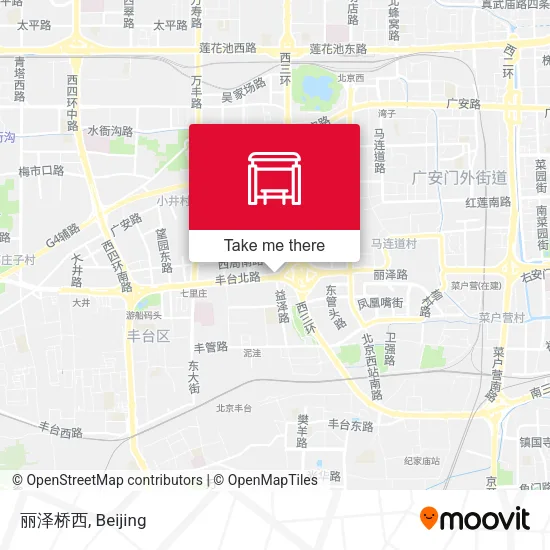 丽泽桥西 map
