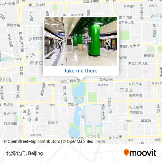 北海北门 map