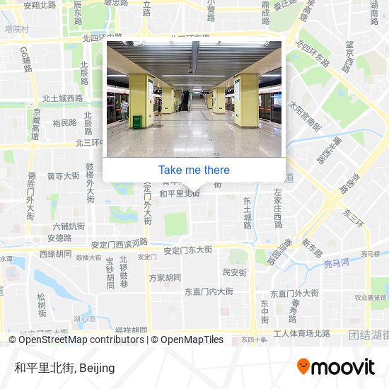 和平里北街 map