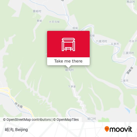 峪沟 map