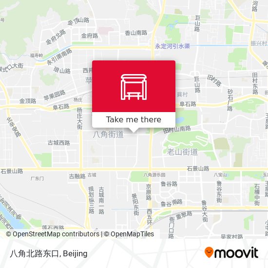 八角北路东口 map