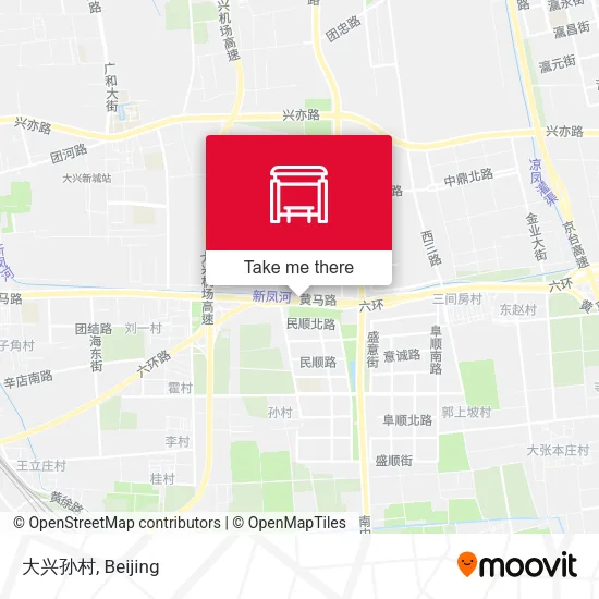 大兴孙村 map