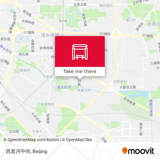 西直河中街 map