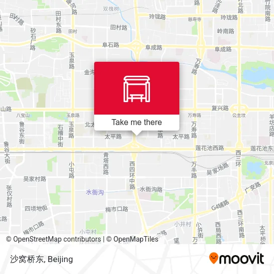 沙窝桥东 map