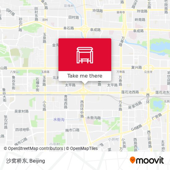 沙窝桥东 map