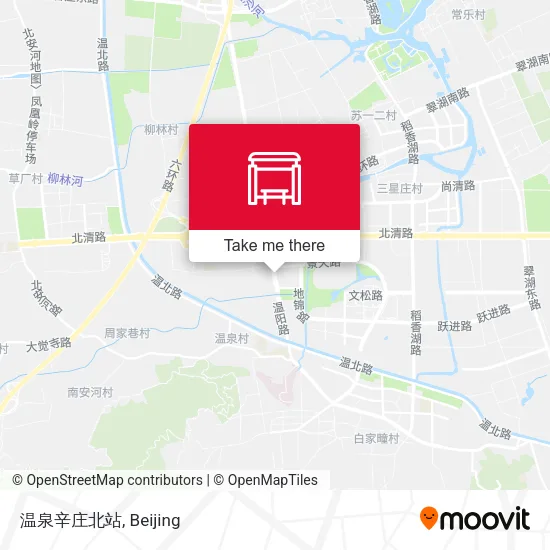 温泉辛庄北站 map