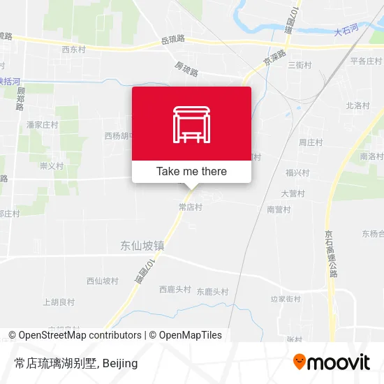 常店琉璃湖别墅 map