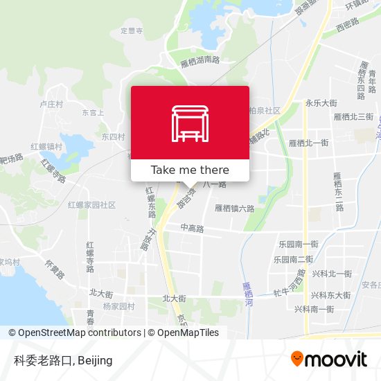 科委老路口 map