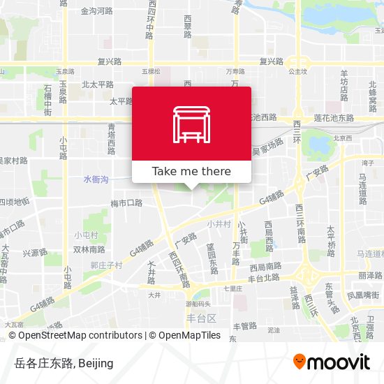 岳各庄东路 map