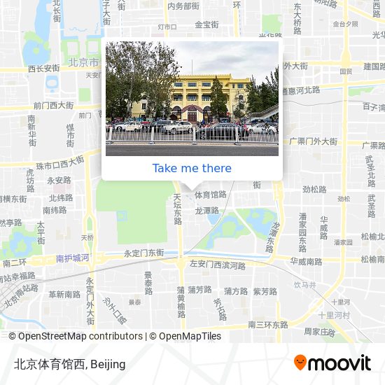 北京体育馆西 map