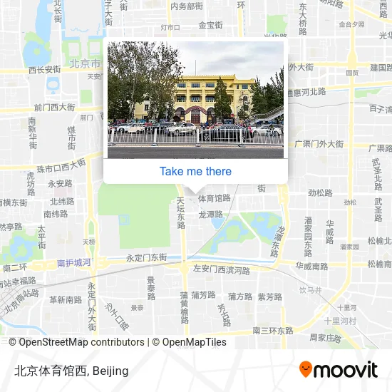 北京体育馆西 map