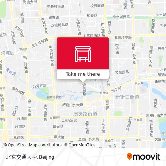 北京交通大学 map