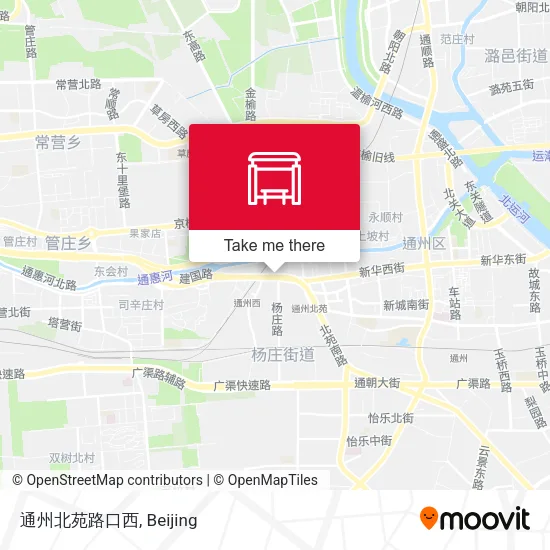 通州北苑路口西 map
