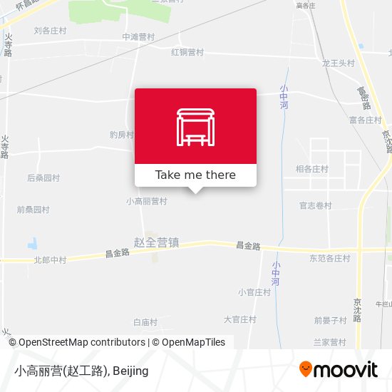 小高丽营(赵工路) map