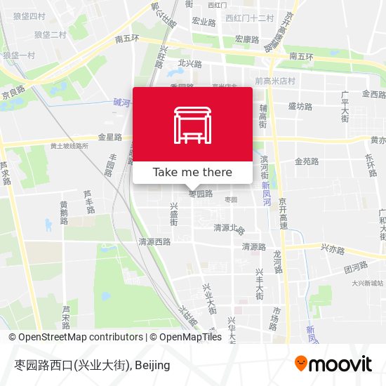 枣园路西口(兴业大街) map