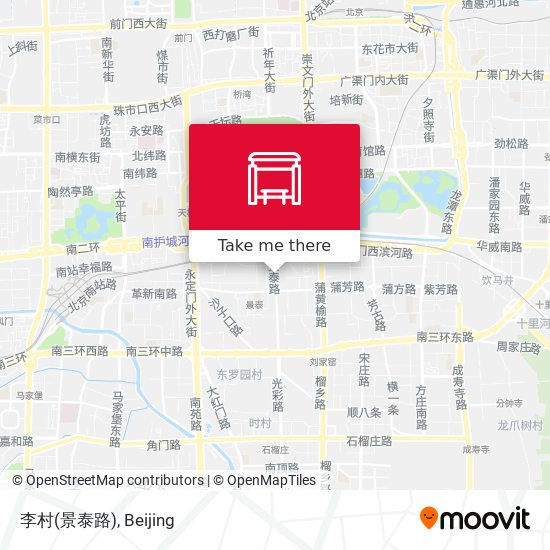 李村(景泰路) map