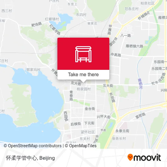 怀柔学管中心 map