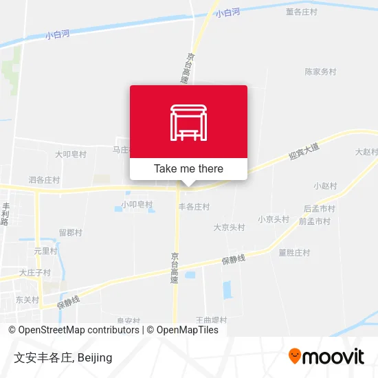 文安丰各庄 map