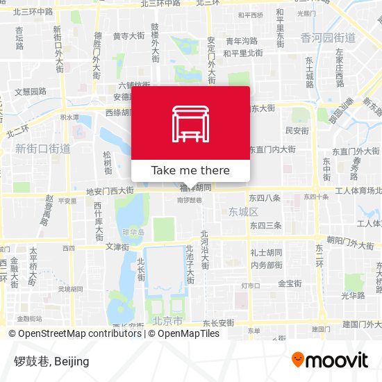 锣鼓巷 map