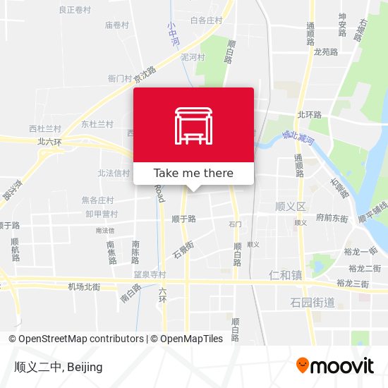 顺义二中 map