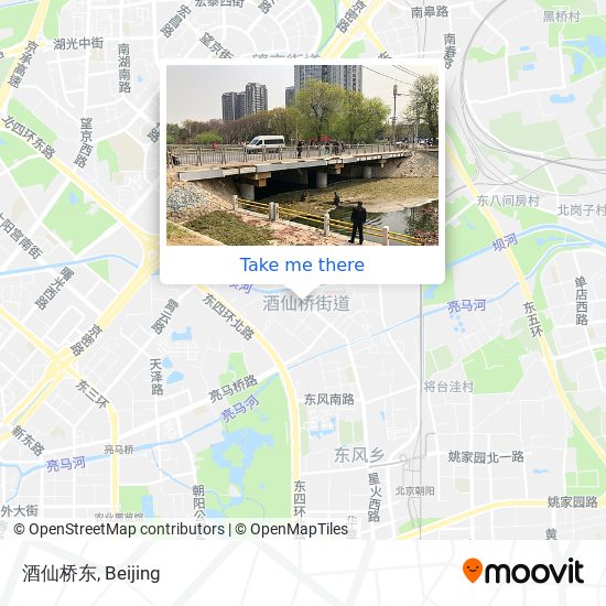 酒仙桥东 map