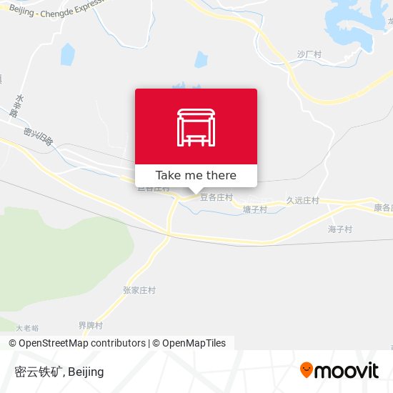 密云铁矿 map