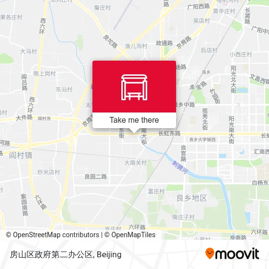 房山区政府第二办公区 map