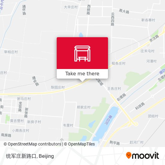 统军庄新路口 map