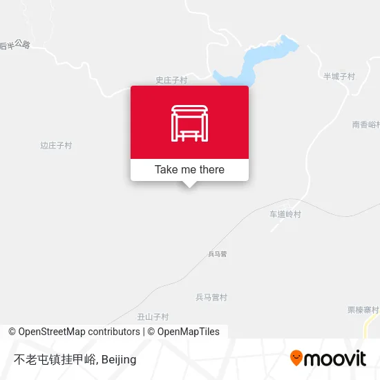 不老屯镇挂甲峪 map
