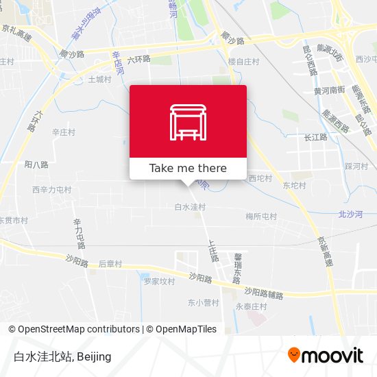 白水洼北站 map