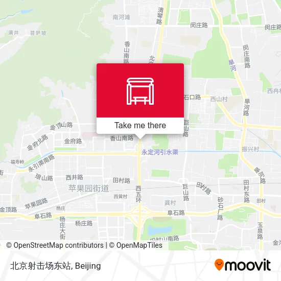 北京射击场东站 map