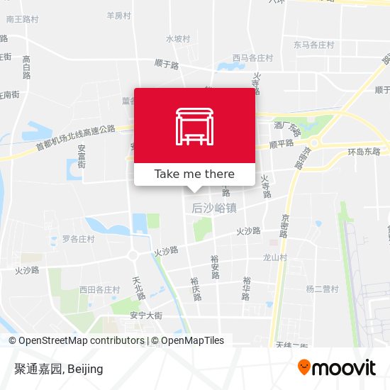 聚通嘉园 map
