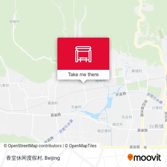 香堂休闲度假村 map