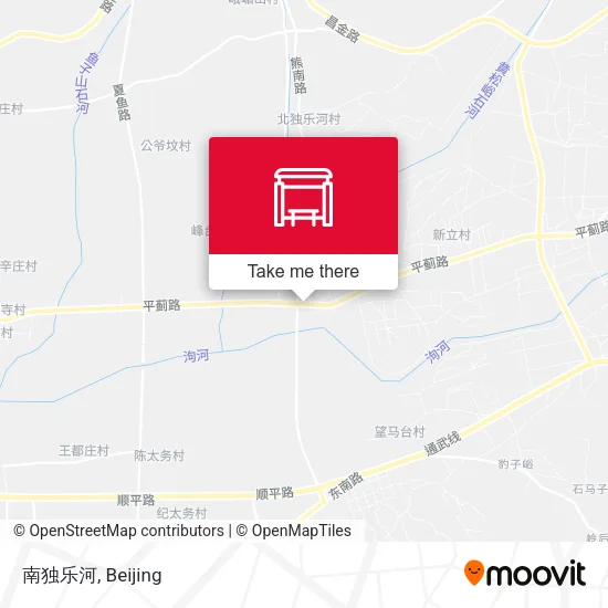 南独乐河 map