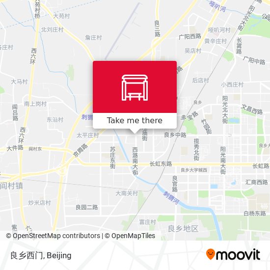 良乡西门 map