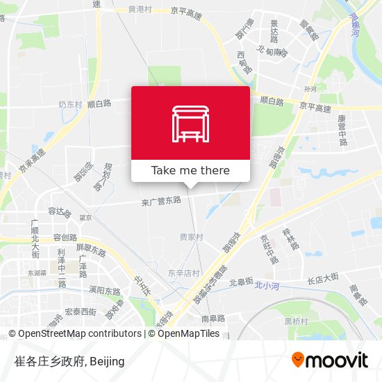 崔各庄乡政府 map