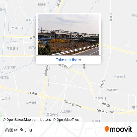 高丽营 map