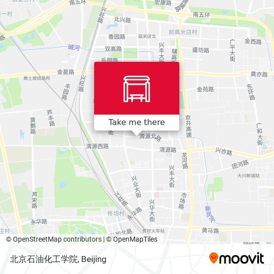 北京石油化工学院 map