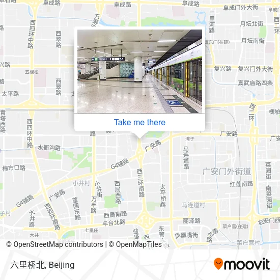 六里桥北 map