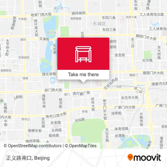 正义路南口 map