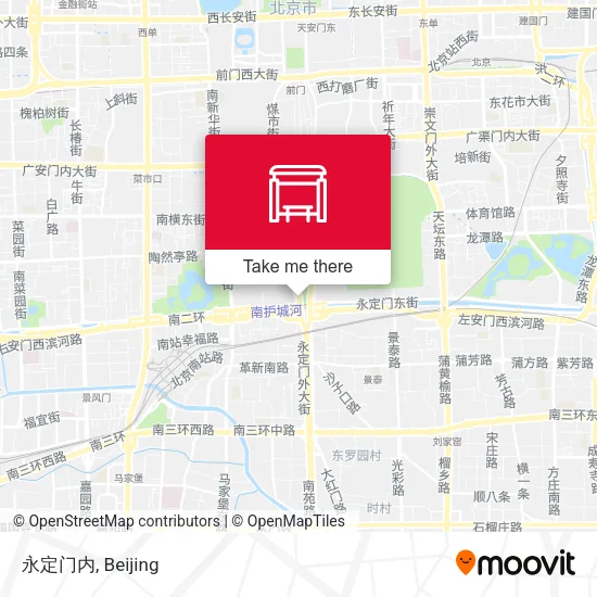 永定门内 map