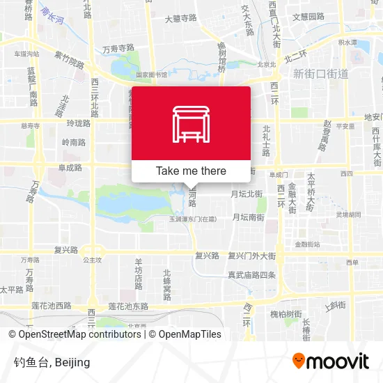钓鱼台 map
