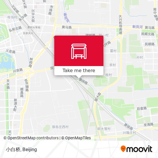 小白桥 map